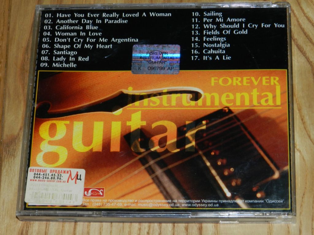 CD   Forever Instrumental - Guitar - фото фото фото 3