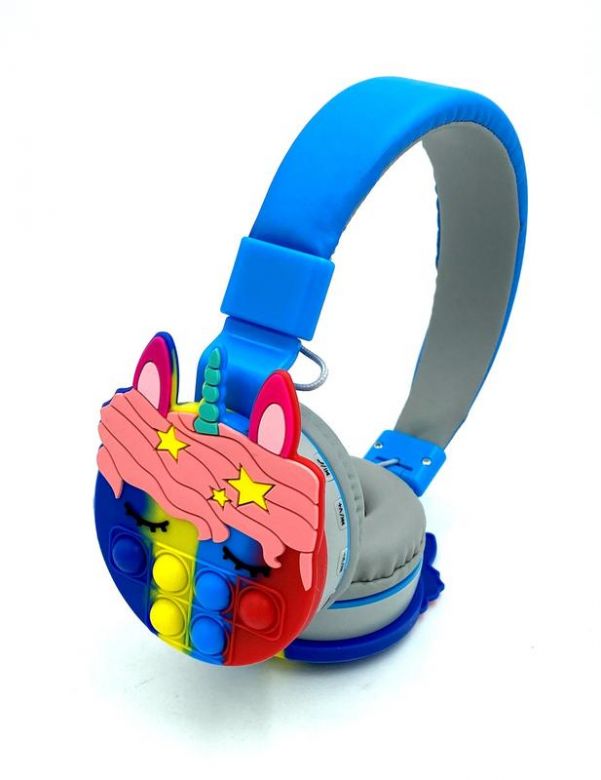 Навушники Bluetooth AKZ K32 Pop IT Сині - фото фото фото 1