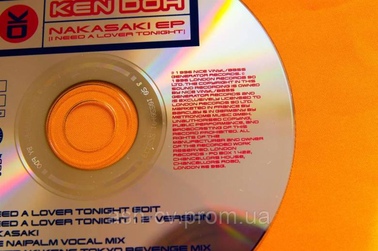 Музичний диск CD. KEN DOH - NAKASAKI EP - фото фото фото 4