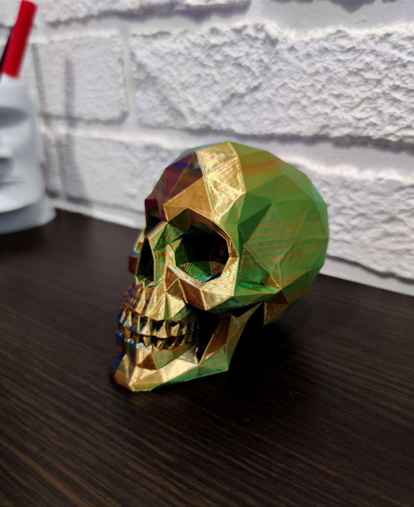 Череп декор skull 3D друк без резерву - фото фото фото 1