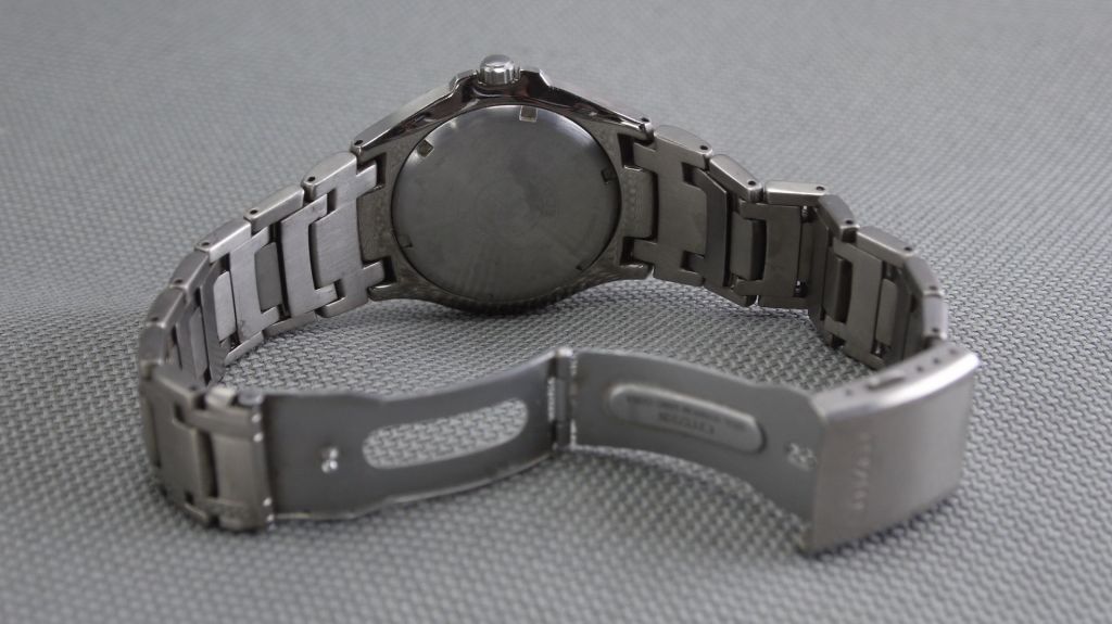 Годинник TITANIUM CITIZEN Eco-Drive 100м. дата серый циферблат №2 Вживане - фото фото фото 1