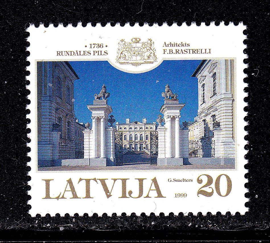 Латвия  1999 г MNH - архитектура - фото фото фото 0