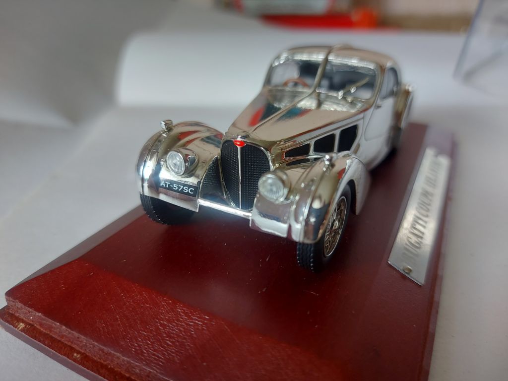 Bugatti Coupe Atlantic 1/43 Atlas SILVER! - фото фото фото 1