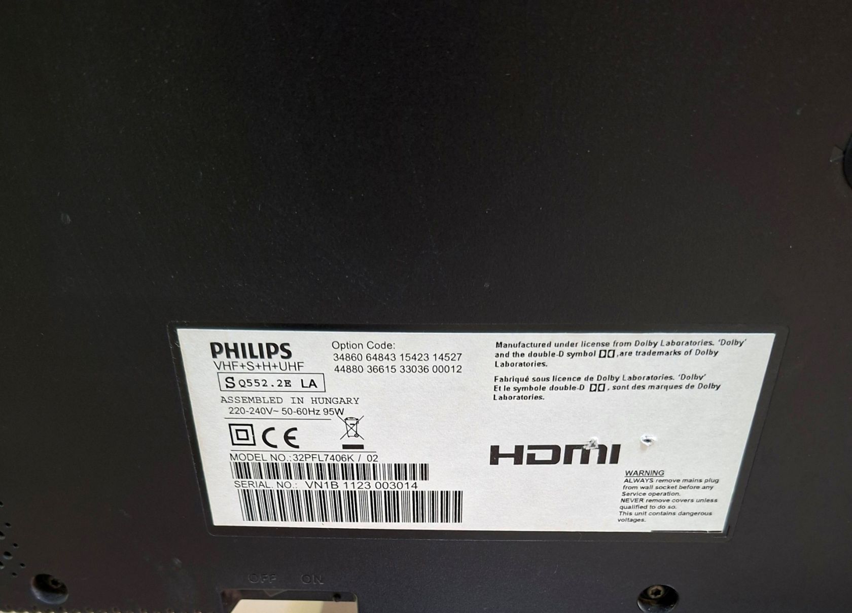 32″LCD телевізор Philips 32PFL7406K| FullHD, вживаний - фото фото фото 5