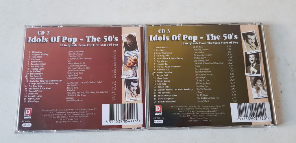 Idols Of Pop - The 50's 3CD фірмовий - фото фото фото 2