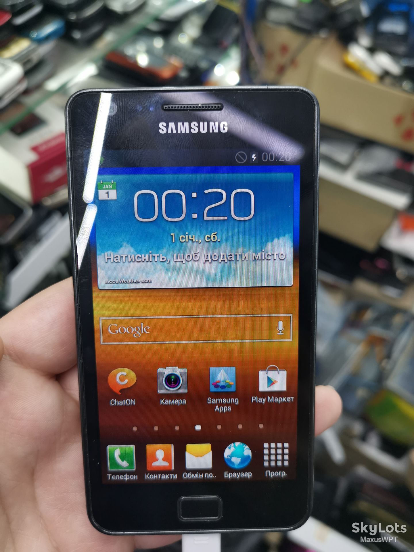 #492 Sklad Samsung S2 i9100 black - фото фото фото 0