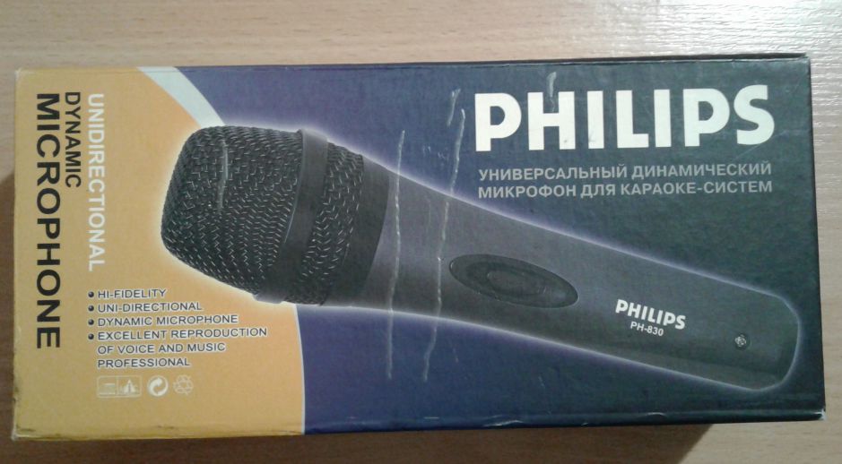 Микрофон для караоке PHILIPS PH-830 - фото фото фото 2