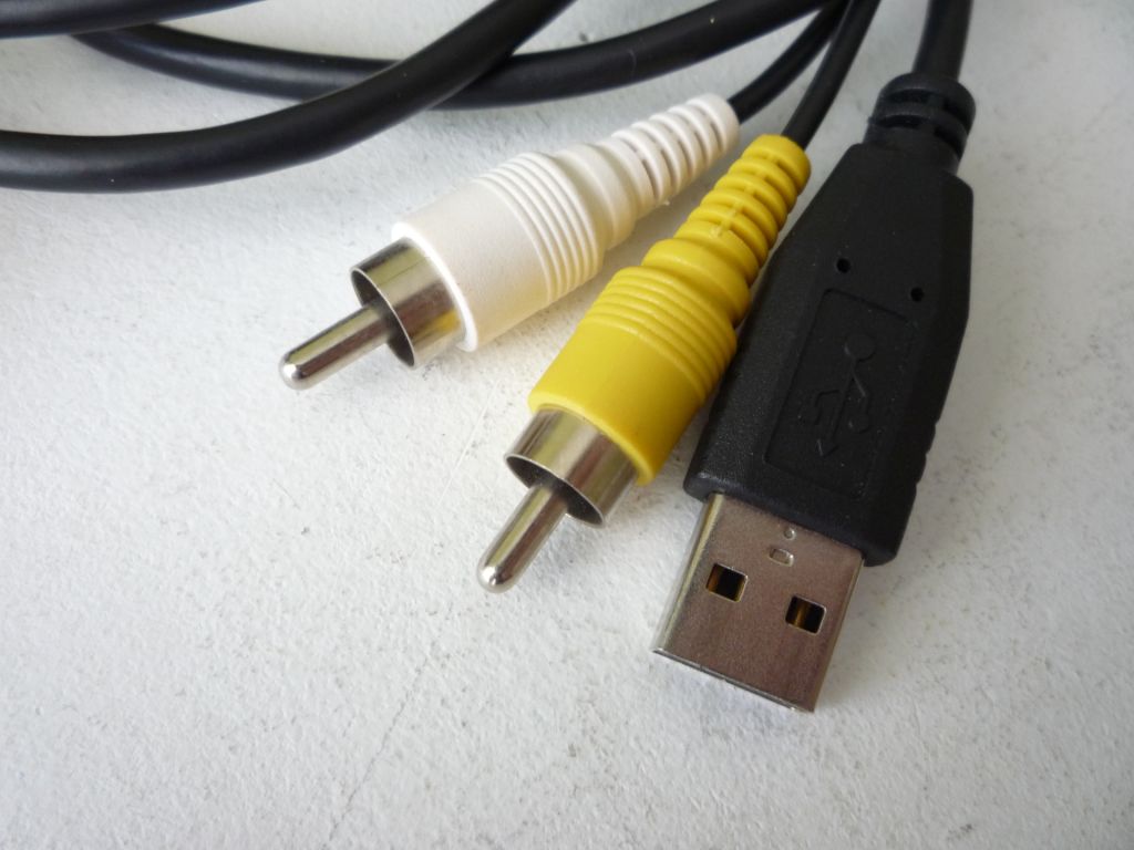USB + RCA Data кабель 8 PIN 5,0 х 2,1 мм - фото фото фото 1