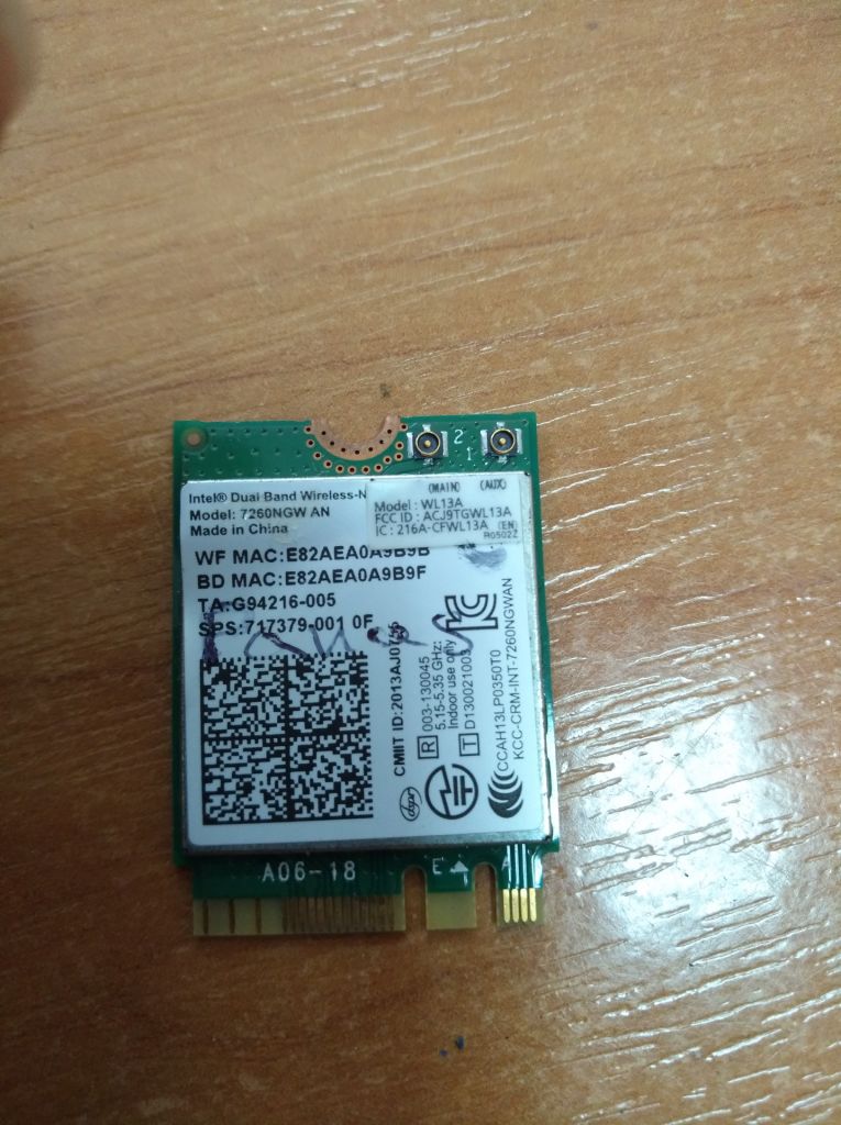 W-Fi Модуль Intel Dual 7260NGW AN для Panasonic Toughbook CF-C2 - фото фото фото 0