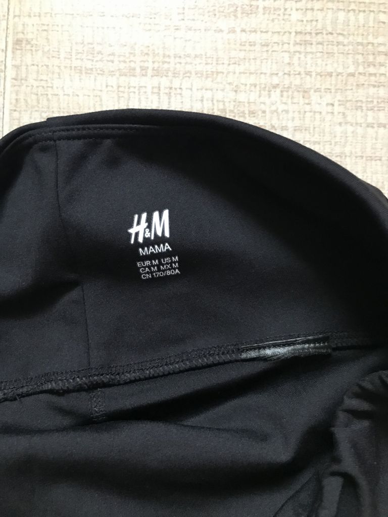 Спортивные капри леггинсы, с сетчатыми вставками, для беременных H&amp;M.  S М - фото фото фото 6