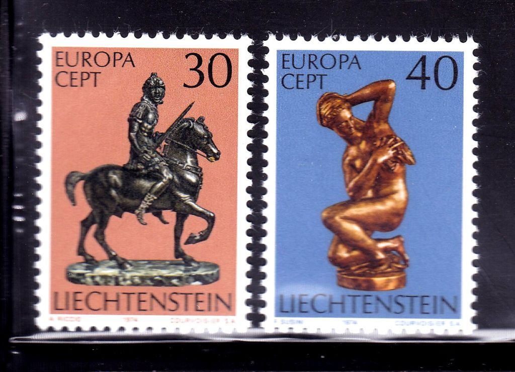 Лихтенштейн  1974 г  MNH -  искусство - фото фото фото 0