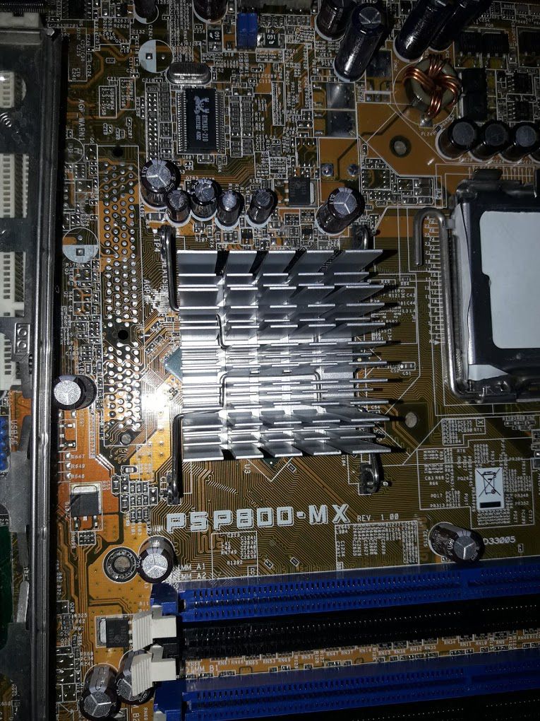 Мат. плата ASUS P5P800-MX LGA775 i865GV SVGA+LAN SATA MicroATX 4DDR - фото фото фото 1