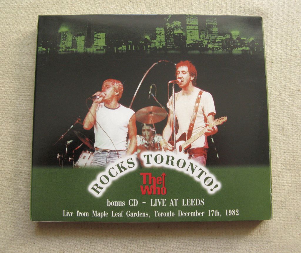 DJ-pack The Who. Rocks Toronto/Live At Leeds. DVD+CD. 1982/1970. - фото фото фото 0
