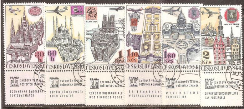 Чехословакия 1967 Sc.C59-C64 гаш. - фото фото фото 0