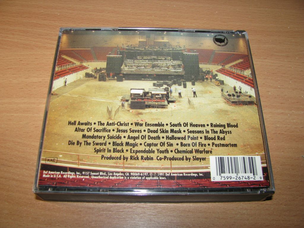 SLAYER - Decade Of Aggression Live  (1991 Def American 2CD,USA) - фото фото фото 1