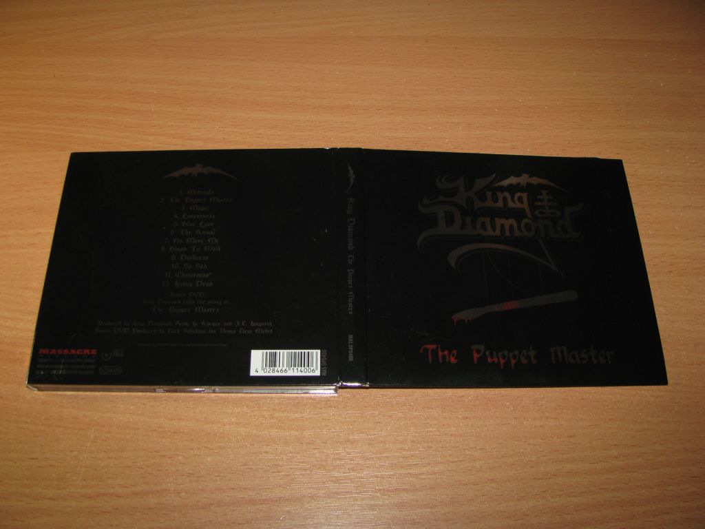 KING DIAMOND - The Puppet Master  (2003 Massacre DIGI CD/DVD 1st press) - фото фото фото 0