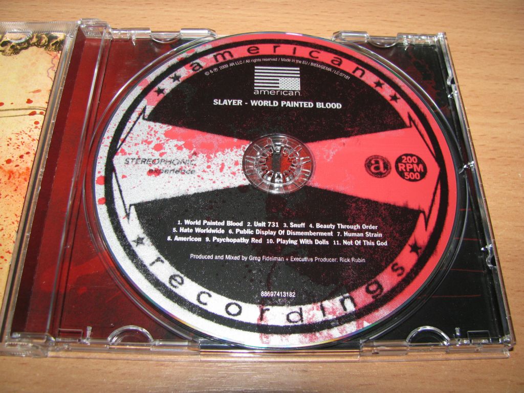 SLAYER - World Painted Blood  (2009 American 1st press) - фото фото фото 2