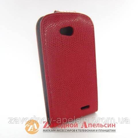 Чехол книжка LG L90 D405 D410 Chic Case красный - фото фото фото 1