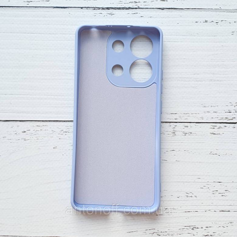 Чохол для Xiaomi Redmi Note 13 4G силіконовий, фіолетовий - фото фото фото 1