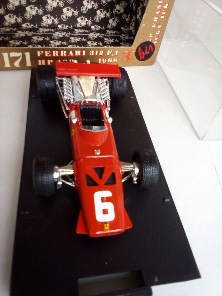 Brumm FERRARI - F1  312 N 6 FRANCE GP 1968 C.AMON 1/43 - фото фото фото 9
