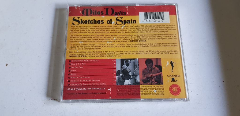 Miles Davis Sketches Of Spain CD фірмовий - фото фото фото 1