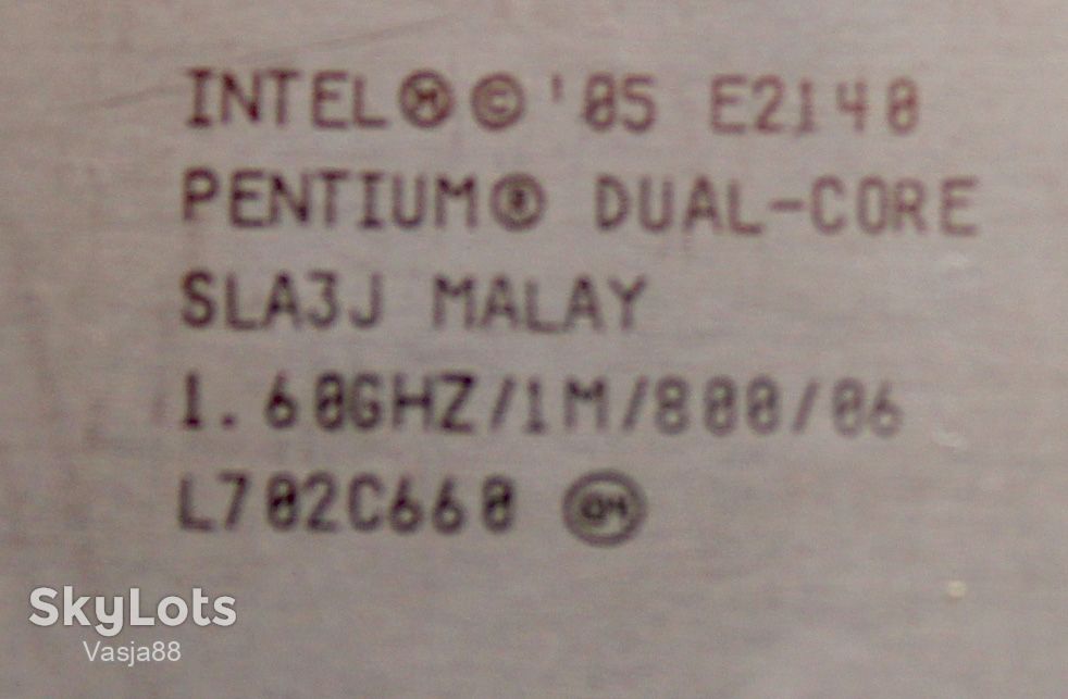 Процесор Intel Pentium dual-core e2140 l702c660 - фото фото фото 2