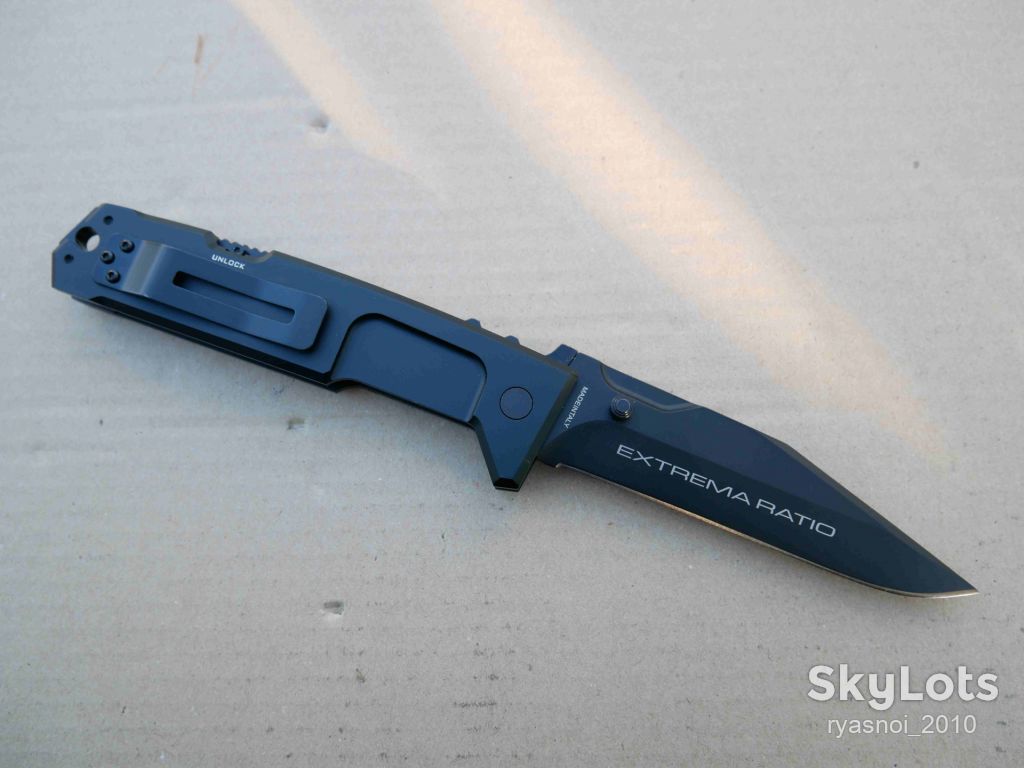 Extrema Ratio – M.P.C., 440С Black, Al Black, Replica, Tactical, EDC, Back Lock - фото фото фото 13