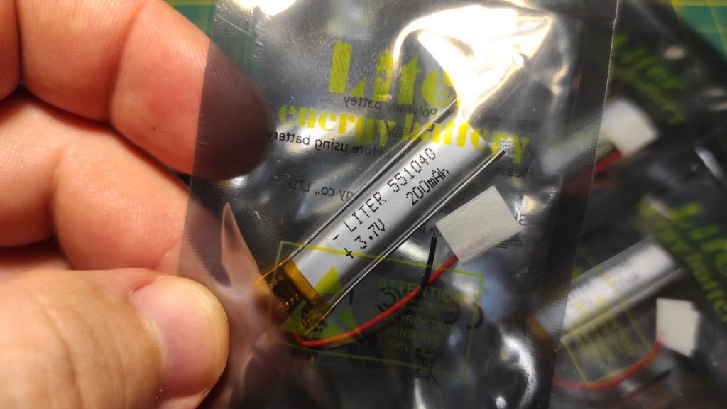 Акумулятор LiPo 3.7V 200mAh 551040 - фото фото фото 0