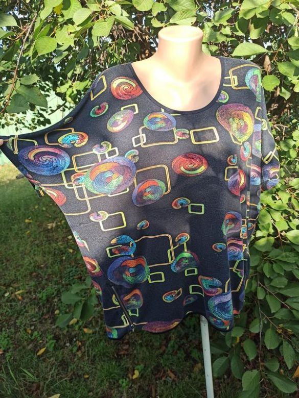 Трикотажна блуза-розлітайка - фото фото фото 6