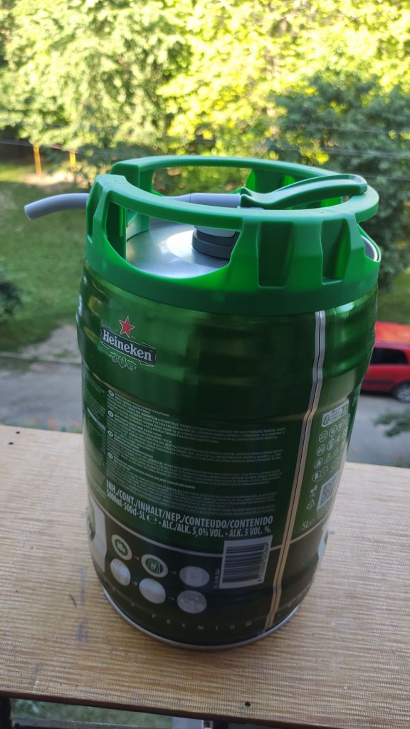 * Пивная бочка 5 л Heineken - фото фото фото 1