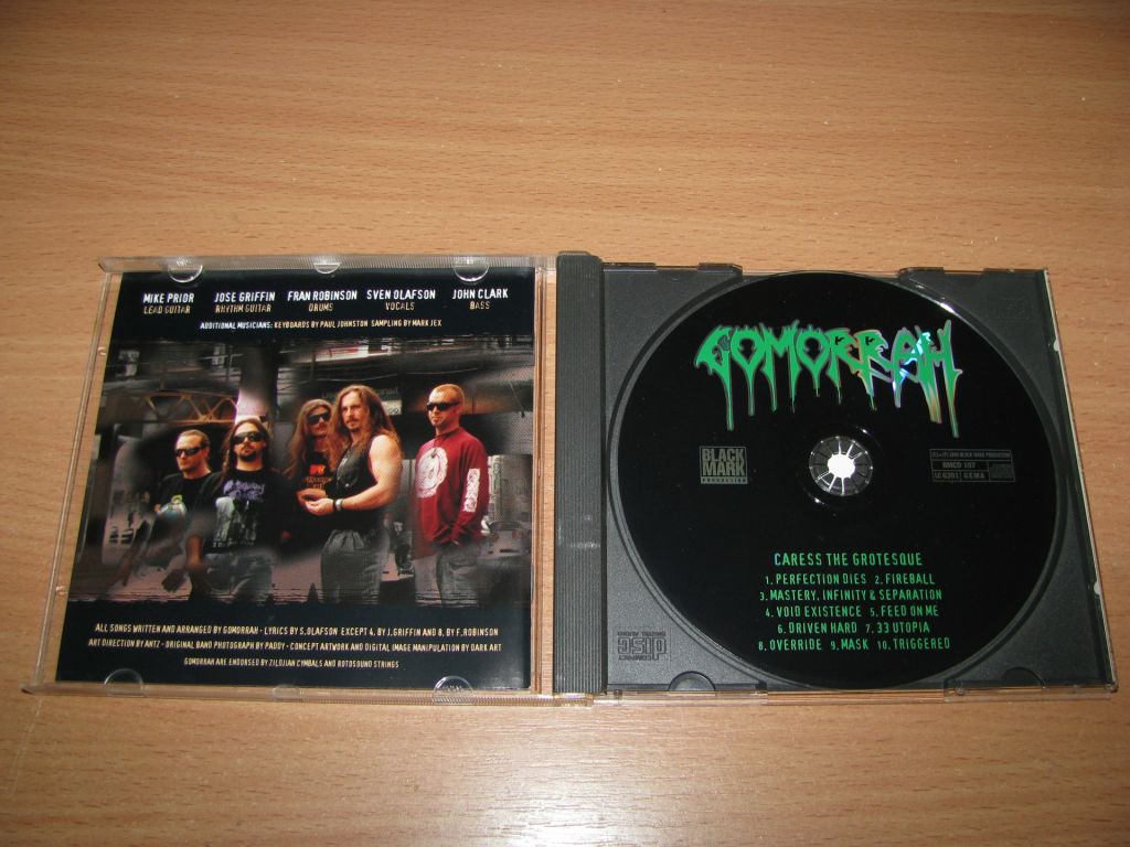 GOMORRAH - Caress The Grotesque  (1996 Black Mark 1st press) - фото фото фото 1