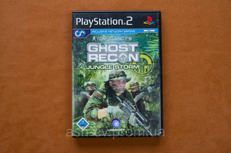 Диск для Playstation 2, гра Tom Clancy&amp;#039;s Ghost Recon Jungle Storm - фото фото фото 0