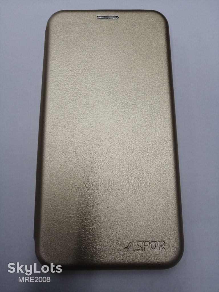 Чехол-книжка Premium Leather для Samsung Galaxy M30 M305 gold - фото фото фото 0