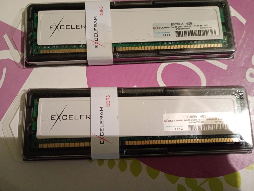 RAM, ОЗУ, оперативка Excellram E30300A 4 Gb 1600 Mhz - фото фото фото 0