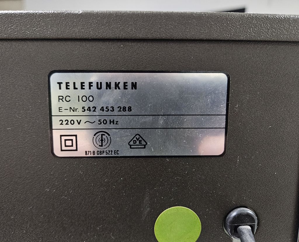 Дека касетна Telefunken RC-100 - фото фото фото 4