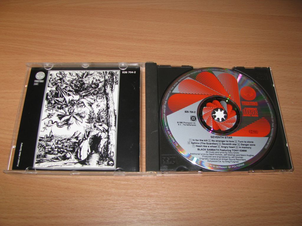BLACK SABBATH - Seventh Star    (1986 Vertigo 1st press,W.Germany) - фото фото фото 1