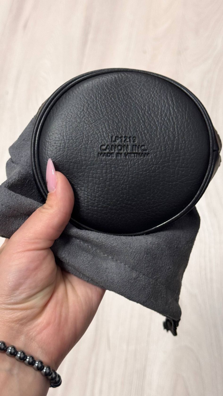 240 Оригінальний чохол Canon Lens Pouch LP1219 + захисна кришка Canon 52mm - фото фото фото 2