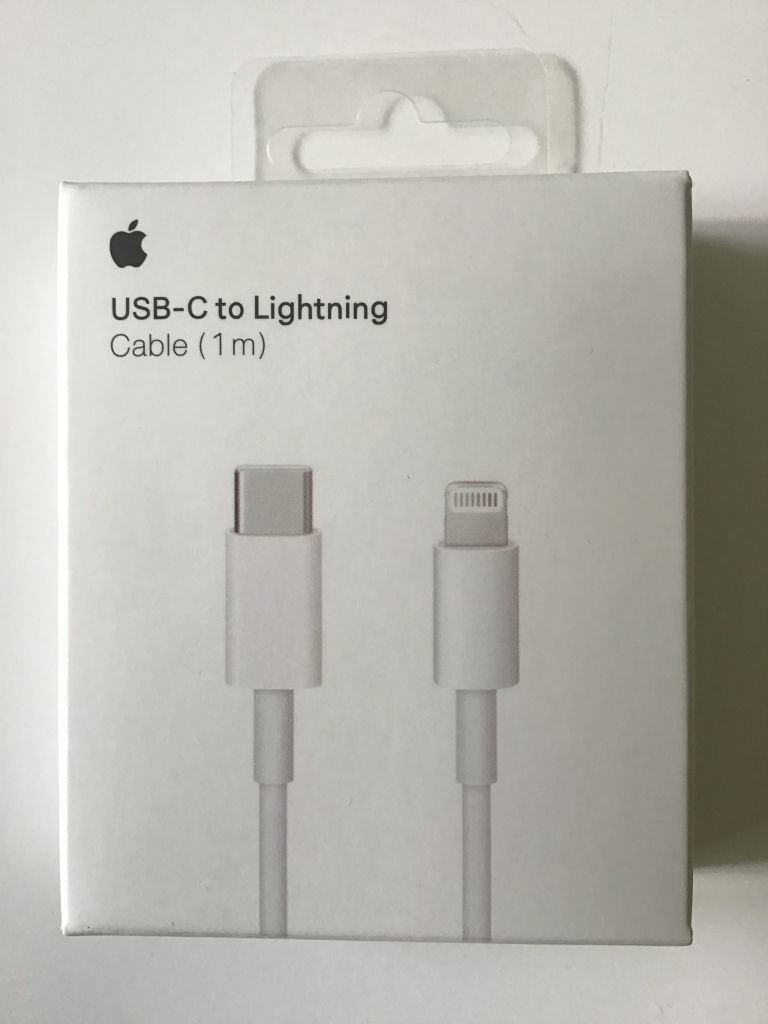 Кабель Lightning to USB-C      (White)      (1m)      (MK0X2). Новый. Оригинал. - фото фото фото 0