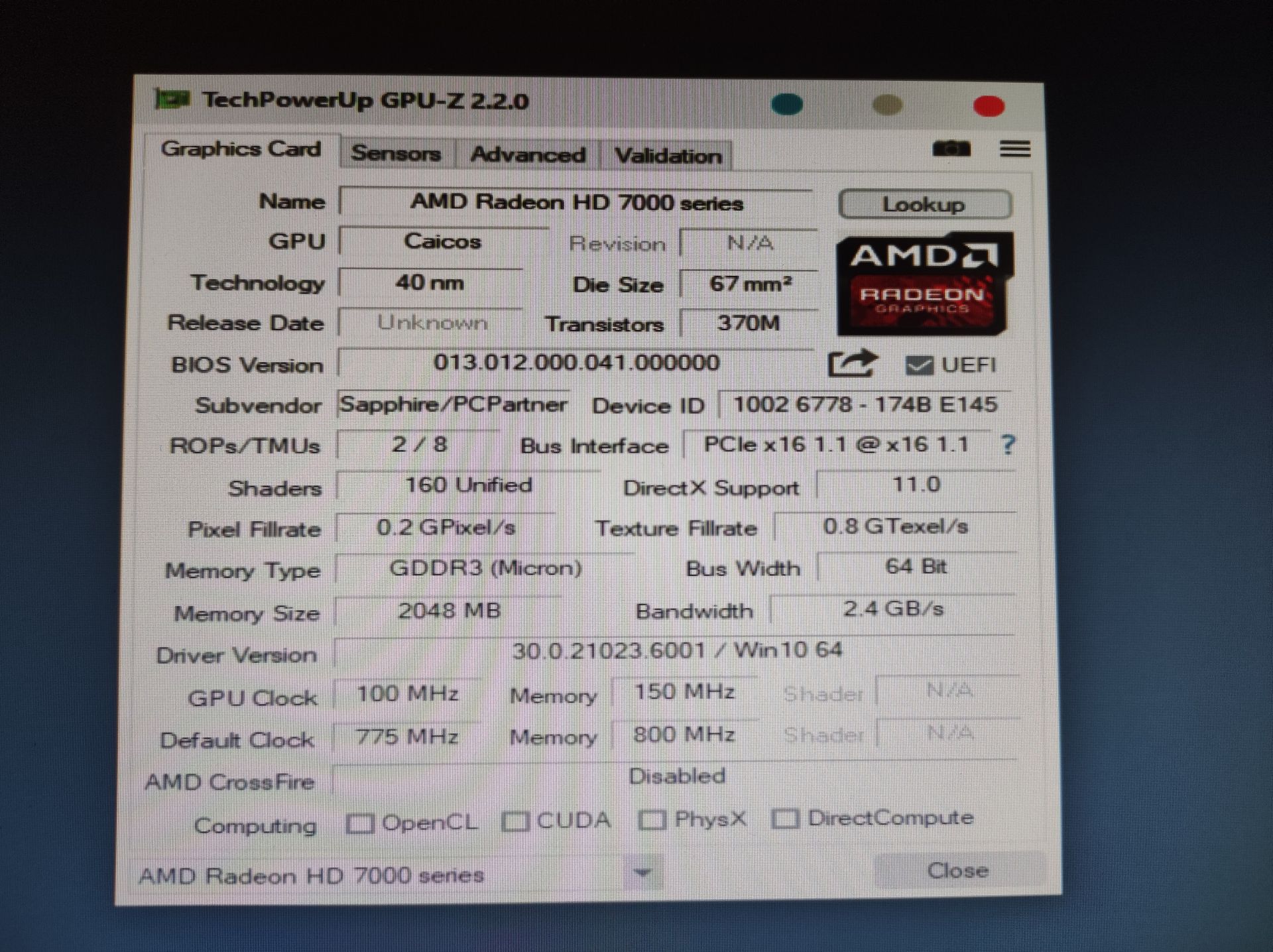 Видеокарта ATI Radeon HD 7470 2gb GDDR3 64Bit - фото фото фото 4