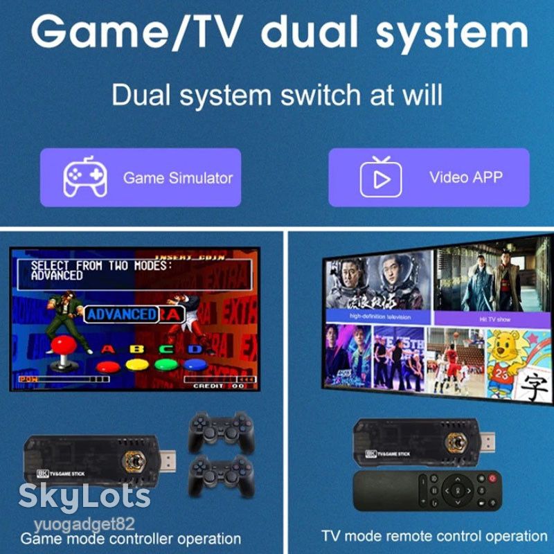 Ігрова приставка Game Stick + Android TV 8k Ultra HD 64gb - фото фото фото 4