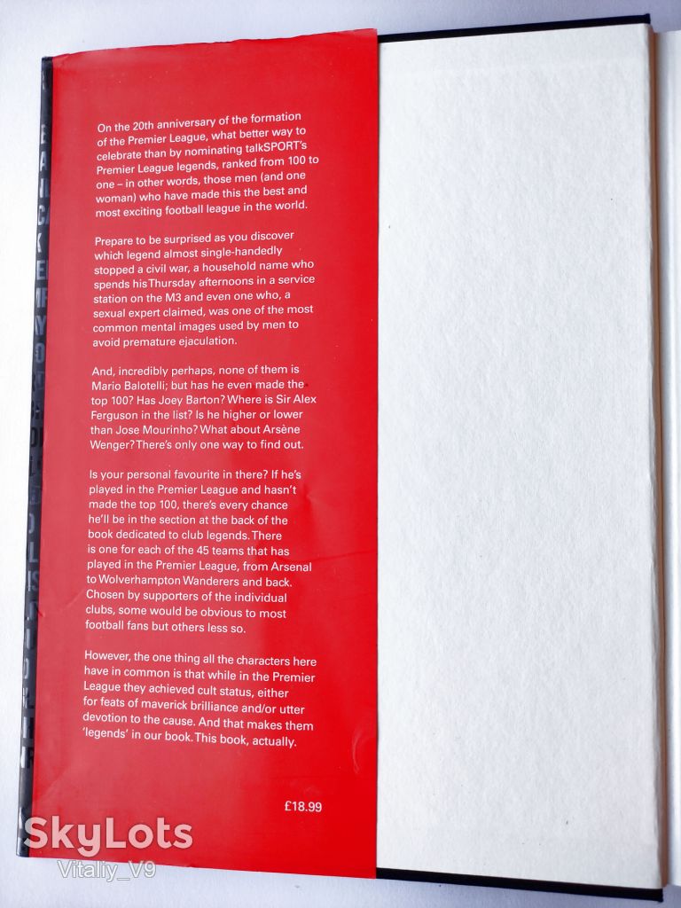 The talkSPORT Book of Premier League Legends. Bill Borrows. - фото фото фото 6