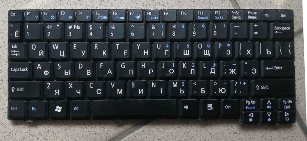 Acer Aspire One D250 клавиатура - фото фото фото 1