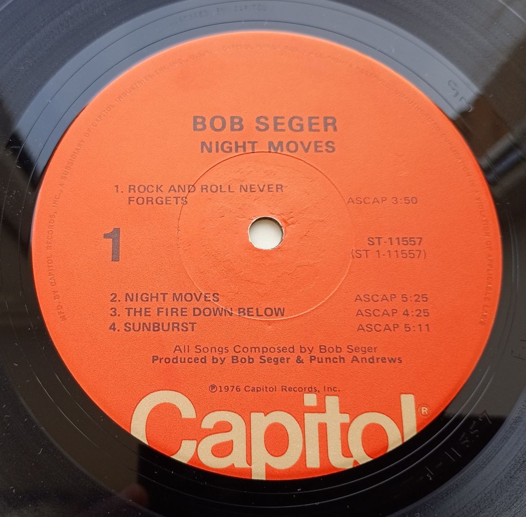 BOB SEGER AND THE SILVER BULLET BAND Night Moves LP EX-/VG - фото фото фото 2
