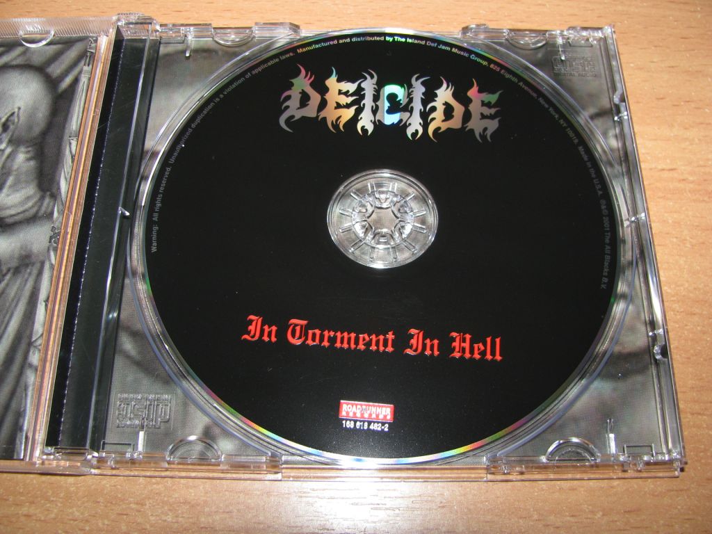 DEICIDE - In Torment In Hell  (2001 Roadrunner 1st press,USA) - фото фото фото 2