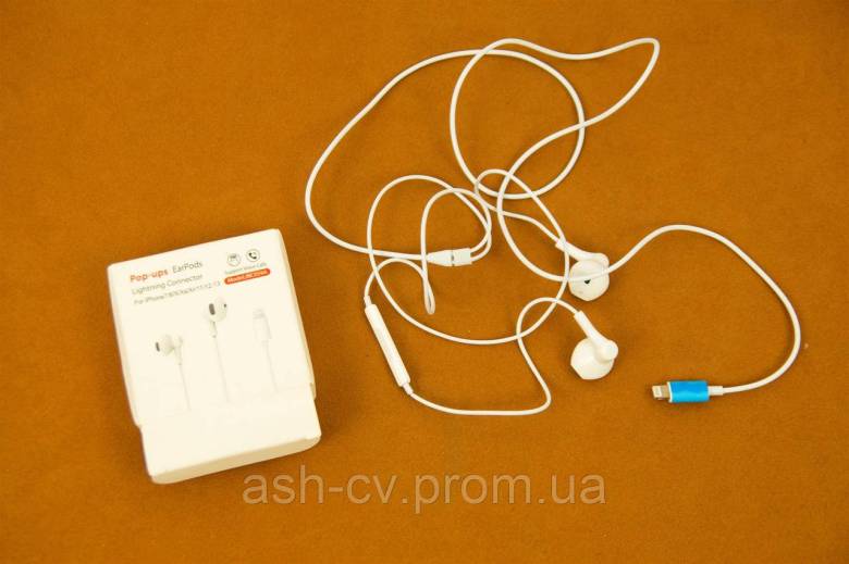 Навушники, для, iPhone, EarPods, Pop-ups, Lightning - фото фото фото 0