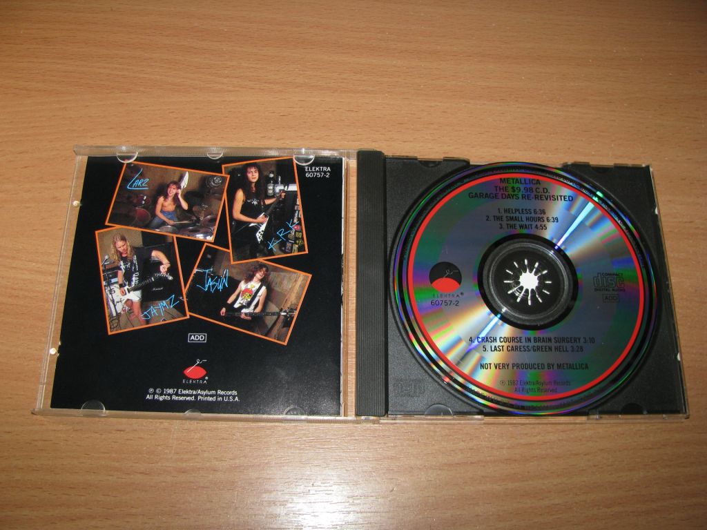METALLICA - The $9.98 Garage Days  (1987 Elektra 1st press,USA) - фото фото фото 1
