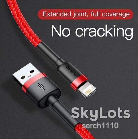 Baseus USB Lightning кабель быстрой зарядки 5V/2.4A 1м! - фото фото фото 4