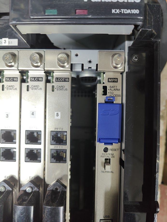 Цифровая мини АТС Panasonic KX-TDA-100 с модулями № 25231205 - фото фото фото 6