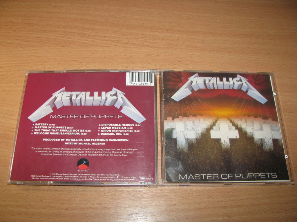 METALLICA - Master Of Puppets      (1986 Elektra/Asylum USA) - фото фото фото 0