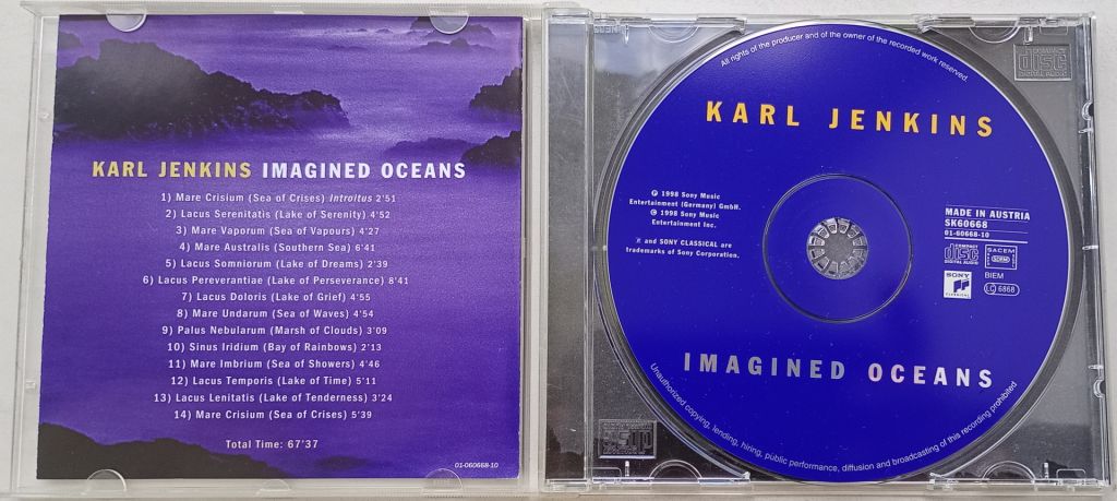 KARL JENKINS Imagined Oceans CD Austria &amp; UK - фото фото фото 1